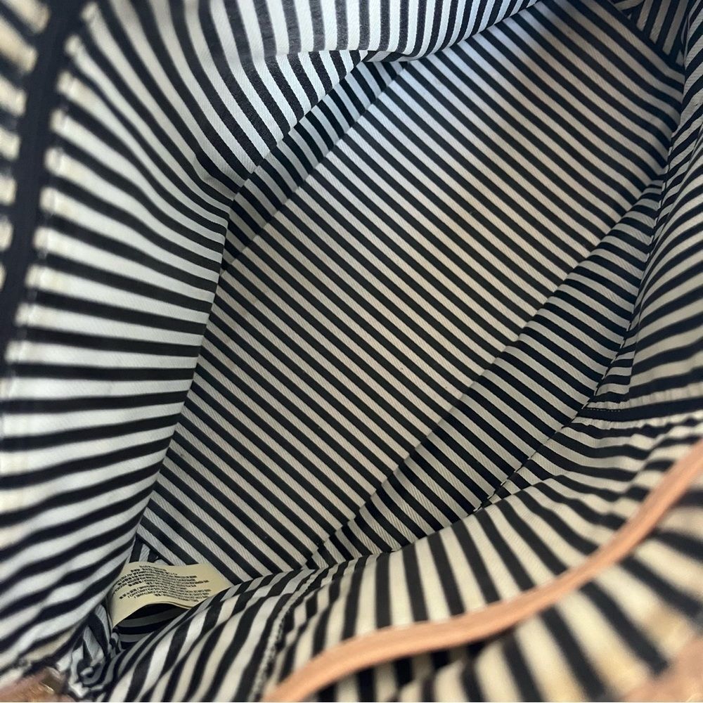 KATE SPADE Nichols Jackson Street Reiley Dome Tan Satchel Tote Crossbody Cameron - Picture 9 of 12